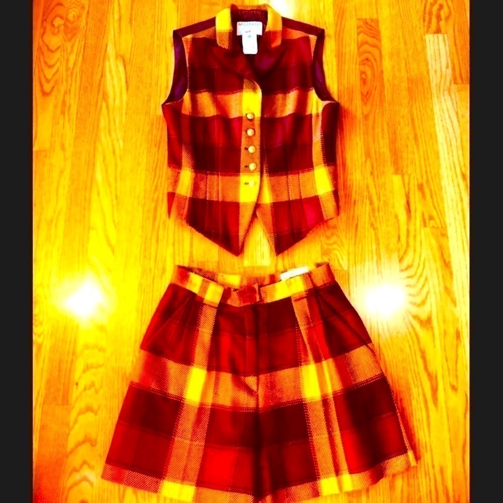 Mondi Vintage Rare 2 piece Vest and Shorts